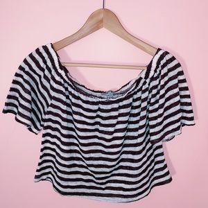 Off-the-Shoulder Cropped Top